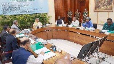 একনেক বৈঠকে সভাপতিত্ব করেন প্রধানমন্ত্রী শেখ হাসিনা, ছবি: ফোকাস বাংলা
