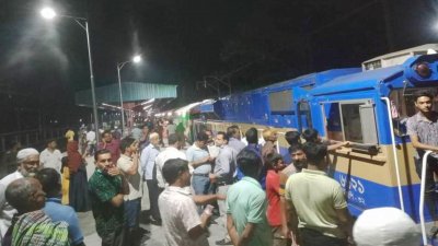 রাজবাড়ী থেকে ভাঙ্গার উদ্দেশ্যে ‘পদ্মা ট্রায়াল স্পেশাল ট্রেন’