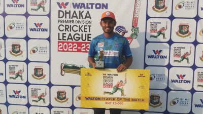 আরাফাত সানি জুনিয়র হন ম্যাচসেরা