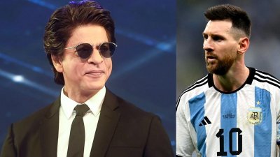 শাহরুখ খান ও লিওনেল মেসি