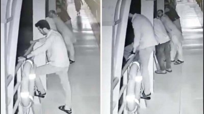 লঞ্চের সিসি ক্যামেরা ফুটেজে দেখা যায় ঝাঁপ দিচ্ছেন যুবক