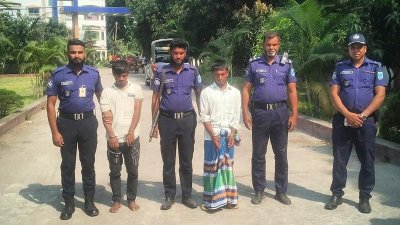 গ্রেফতার দুই ভাই