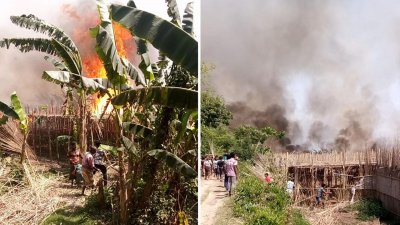 কুষ্টিয়ায় আবারও অগ্নিকাণ্ডে চারটি বসতঘরসহ পুড়ে গেছে প্রায় ১০০ বিঘা পানের বরজ