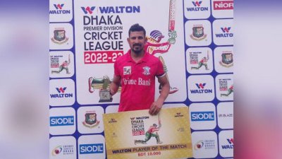 সেঞ্চুরিতে প্রাইম ব্যাংকের জয়ের নায়ক নাসির
