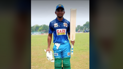 সেঞ্চুরিতে জয়ের নায়ক হাবিবুর।