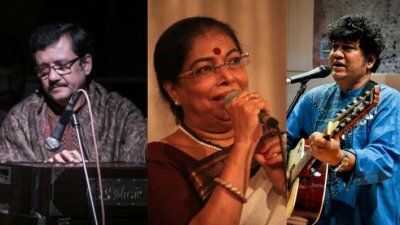 তপন মাহমুদ, আমিনা আহমেদ ও পীযূষ বড়ুয়া