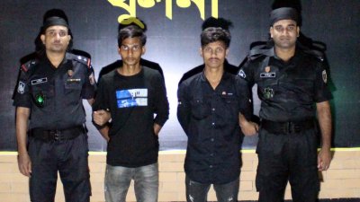 গ্রেফতার বিপ্লব হোসেন ও মেহেদী হাসান শান্ত