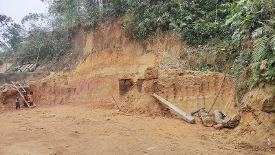 পাহাড় কেটে সমতল করা হচ্ছে