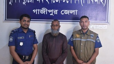 গ্রেফতার আসামি ওমর ফারুক সবুজ