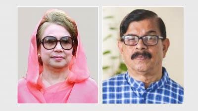 খালেদা জিয়া ও মাহমুদুর রহমান মান্না