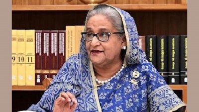 সংবাদ সম্মেলনে প্রধানমন্ত্রী