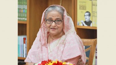 আওয়ামী লীগ সভাপতি শেখ হাসিনা (ছবি: ফোকাস বাংলা)