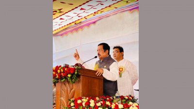 বক্তব্য দিচ্ছেন জাহাঙ্গীর কবির নানক