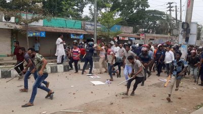 শনিবার পটুয়াখালীতে বিএনপির সঙ্গে আওয়ামী লীগ, যুবলীগ ও ছাত্রলীগের সংঘর্ষ