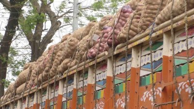 বন্দরে পেঁয়াজের ট্রাক (ফাইল ছবি)
