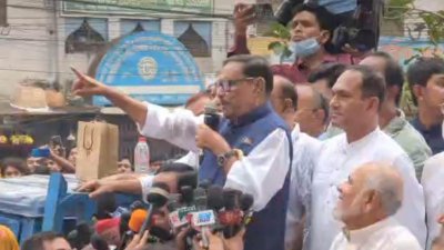 মার্কিন ভিসানীতিতে বিএনপির গলা বসে গেছে, মুখ শুকিয়ে গেছে: ওবায়দুল কাদের