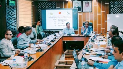 চিংড়ি মহাল ব্যবস্থাপনা কমিটির সভায় সভাপতি ছিলেন ভূমিমন্ত্রী সাইফুজ্জামান চৌধুরী