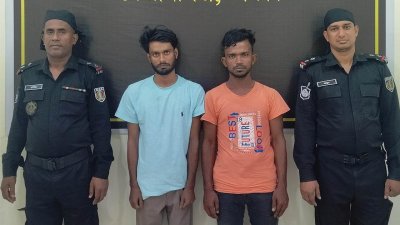 র‌্যাবের হেফাজতে গ্রেফতার ব্যক্তিরা