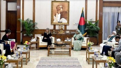 সুইডিশ প্রতিনিধিদল গণভবনে মঙ্গলবার প্রধানমন্ত্রীর সঙ্গে সৌজন্য সাক্ষাৎ করে।