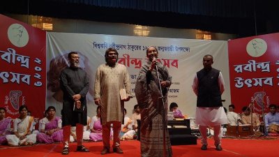 রবীন্দ্র বিশ্ববিদ্যালয়ের শিক্ষার্থীদের সঙ্গে আলোচনা সভা দীপু মনি