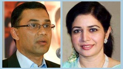 তারেক রহমান ও তার স্ত্রী ডা. জোবায়দা রহমান
