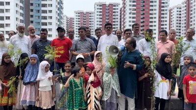 ‘গ্রিন রুয়াপ’-এর আয়োজনে বৃক্ষরোপণ কর্মসূচি