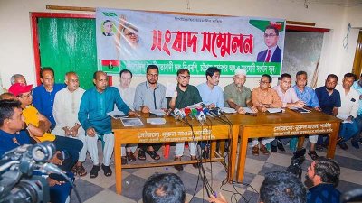 চট্টগ্রাম মহানগর বিএনপি আয়োজিত সংবাদ সম্মেলনে বক্তব্য দেন শাহাদাত হোসেন