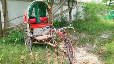 রিকশা নিয়ে পদ্মা সেতুতে ওঠেন চালক