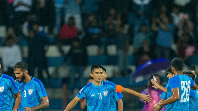 হ্যাটট্রিক করেছেন সুনীল ছেত্রী।