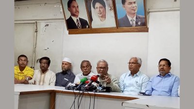 সংবাদ সম্মেলনে রুহুল কবির রিজভী