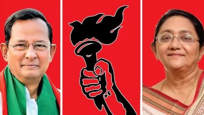 জাসদ সভাপতি হাসানুল হক ইনু ও সাধারণ সম্পাদক শিরীন আখতার