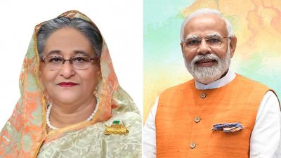 শেখ হাসিনা ও নরেন্দ্র মোদি