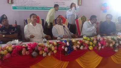 নওগাঁয় খাদ্যমন্ত্রী সাধন চন্দ্র মজুমদার
