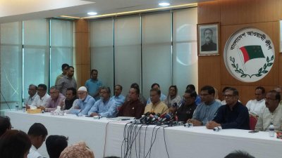 মানুষ ‘পেটের বিষ ধানের শীষ’ আর গ্রহণ করবে না: ওবায়দুল কাদের