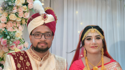 বিবাহ বন্ধনে আবদ্ধ হয়েছেন রোমান-দিয়া।