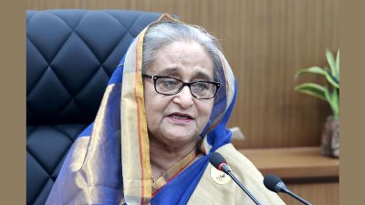 উদ্বোধন অনুষ্ঠানে প্রধানমন্ত্রী শেখ হাসিনা (ছবি: ফোকাস বাংলা)