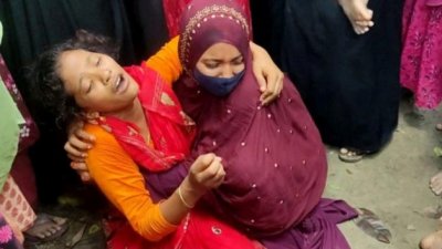 নিহতের স্বজনদের আহাজারি