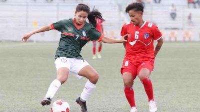 নেপাল ও বাংলাদেশের খেলার দৃশ্য
