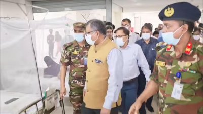 মুগদা মেডিক্যাল কলেজ হাসপাতাল পরিদর্শনে স্বাস্থ্যমন্ত্রী