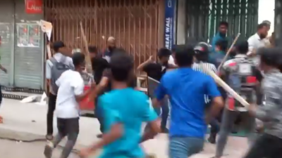 চট্টগ্রামে বিএনপির দলীয় কার্যালয় নাসিমন ভবনে হামলা