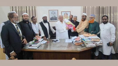 ১৪ দলের সমন্বয়কের সঙ্গে ৫৮ দলীয় ইউএনএ নেতাদের সাক্ষাৎ