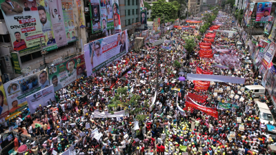 নয়া পল্টনে বিএনপির মহাসমাবেশ (ছবি: সালমান তারেক শাকিল)