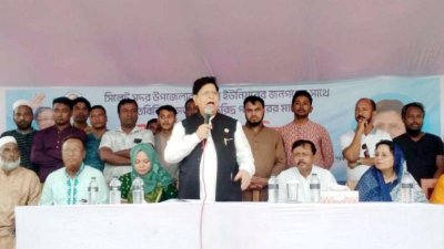 সিলেটের সদর উপজেলায় এক অনুষ্ঠানে বক্তব্য দেন আব্দুল মোমেন