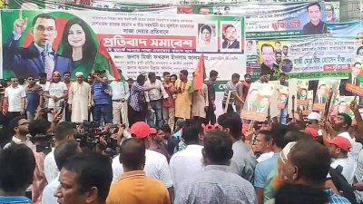 নয়া পল্টনে বিএনপির নেতাকর্মীরা