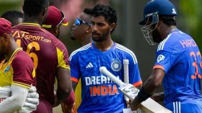 হাফ সেঞ্চুরি থেকে ১ রান দূরে ছিলেন তিলক