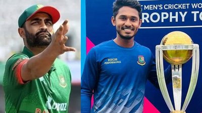 তামিম ইকবাল ও তানজিদ তামিম
