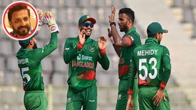 বাংলাদেশের ভালো সম্ভাবনা দেখছেন আতহার (ইনসেটে)