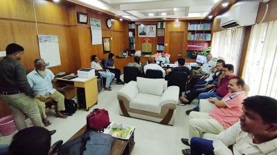 সিন্ডিকেট সভায় কোনও কর্মকর্তাকে অংশগ্রহণ করতে দেয়নি সংগঠনটি