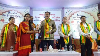 বান্দরবানে জন্মাষ্টমী উপলক্ষে মহতী ধর্মসভায় পার্বত্য চট্টগ্রাম বিষয়ক মন্ত্রী বীর বাহাদুর উশৈসিং