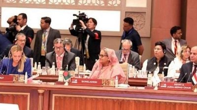 জি২০-র এক পরিবার শীর্ষক অধিবেশনে প্রধানমন্ত্রী শেখ হাসিনা